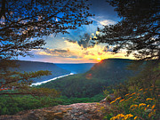 Sunset Over Edwards Point Photograph by Steven Llorca