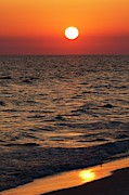 Sunset Over The Ocean And A Beach Photograph by Science Photo Library