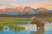 Sunset Solitude     Painting by Paul Krapf