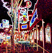 Sunset Strip - Red Mixed Media by Alicia Hollinger