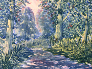 Sunshine and Shadows in Dane's Dyke Painting by Glenn Marshall