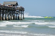 Superboats - Cocoa beach pier Photograph by Bradford Martin