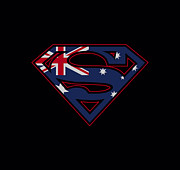 Superman - Australian Shield Digital Art by Brand A