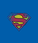 Superman - Destroyed Supes Logo Digital Art by Brand A