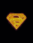 Superman - Hot Steel Shield Digital Art by Brand A
