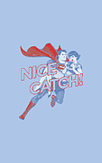 Superman - Nice Catch Digital Art by Brand A