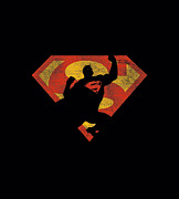 Superman - S Shield Knockout Digital Art by Brand A