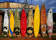 Surf Board Fence Maui Hawaii Photograph by Edward Fielding