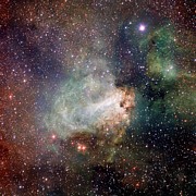 Swan Nebula (m17) Photograph by Science Photo Library