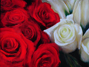 Symphony in Red and White Painting by Daniel Adams