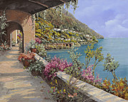 Tanti Fiori Sulla Terrazza Painting by Guido Borelli