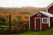 Farm Red Barn in Sugar Hill NH Photograph by Jeff Folger
