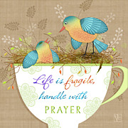 Tea Cup Wisdom Digital Art by Valerie Drake Lesiak