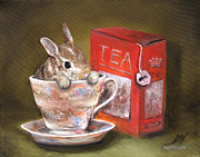 Tea Time Painting by Stella Violano
