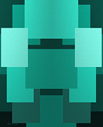 Teal On Teal 11 Digital Art by Andee Design