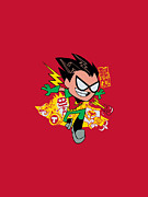 Teen Titans Go - Robin Digital Art by Brand A