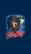 Teen Wolf - Moon Wolf Digital Art by Brand A