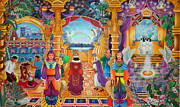 Templo Sacrosanto Painting by Pablo Amaringo