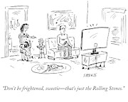 That's Just The Rolling Stones Drawing by David Sipress