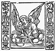 The Angel Holding The Star Painting by Granger