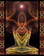 The Angel of Meditation Digital Art by Diana Haronis