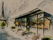 The Champs Elysees Painting by Diane Strain