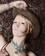 Krisztina - The Girl in the Hat Photograph by Andrea Lazar