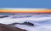 The Golden Gate Bridge In The Fog Photograph by Jenny Qiu