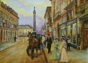 THE GOOD OLE DAYS-an evening out Painting by Andrew Read