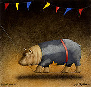 The High Wire Act... Painting by Will Bullas