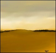 The Hill   A 2 Painting by Diane Strain