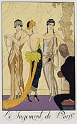 The Judgement of Paris by Georges Barbier Painting by Georges Barbier