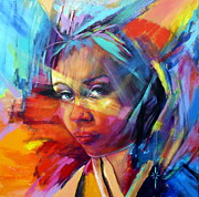 The Look Painting by Jodie Marie Anne Richardson Traugott          aka jm-ART