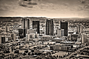 The Magic City Sepia Photograph by Ken Johnson