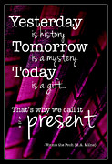 The Present Photograph by Bonnie Bruno