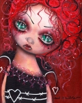 The Queen Painting by Abril Andrade The Queen Painting by Abril Andrade