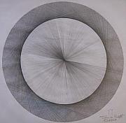 The Shape of Pi Drawing by Jason Padgett