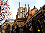 The Southwark Cathedral Church London in Winter Photograph by Gordon James The Southwark Cathedral Church London in Winter Photograph by Gordon James