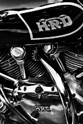 The Vincent HRD Motorcycle Monochrome Photograph by Tim Gainey