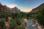 The Watchman at Zion National Park Photograph by Eddie Yerkish