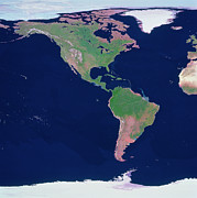 The Western Hemisphere Photograph by Science Photo Library
