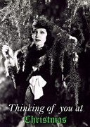Thinking Of You At Christmas Greeting Card Photograph by Communique Cards