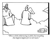 This Is A Little Embarrassing To Admit Drawing by Bruce Eric Kaplan