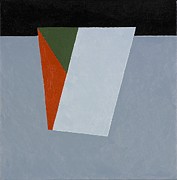 Three Colour Projection, 2008 Oil On Stretched Cotton Canvas Photograph by George Dannatt