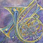 Three Horns Painting by Jenny Armitage
