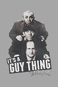 Three Stooges - Guy Thing Digital Art by Brand A