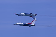 Thunderbird Solos 5 Inverted over 6 Photograph by Donna Corless Thunderbird Solos 5 Inverted over 6 Photograph by Donna Corless