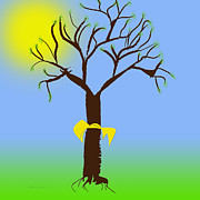 Tie A Yellow Ribbon Round The Ole Oak Tree 4 Digital Art by Andee Design