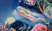 Titania Flying Painting by John Simmons