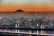 Tokyo Mt Fuji Fog Photograph by Krzysztof Baranowski